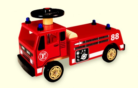 Feuerwehr Pintoy Rutscheauto 88514